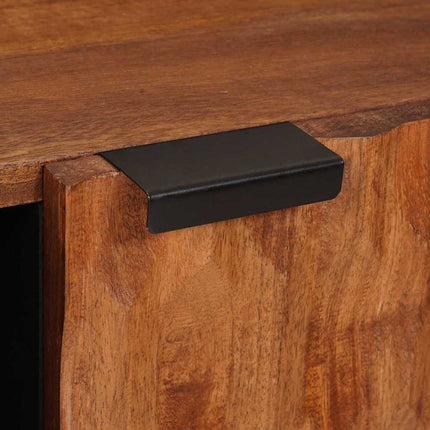 TV-skåp Acacia Brun Finish 80 x 33 x 46 cm Massivt mangoträ