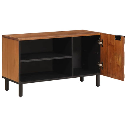TV-skåp Acacia Brun Finish 80 x 33 x 46 cm Massivt mangoträ