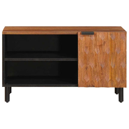 TV-skåp Acacia Brun Finish 80 x 33 x 46 cm Massivt mangoträ