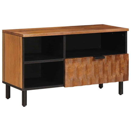 TV-skåp Acacia Brun Finish 80 x 33 x 46 cm Massivt mangoträ