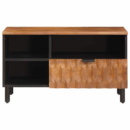 TV-skåp Acacia Brun Finish 80 x 33 x 46 cm Massivt mangoträ