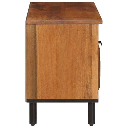 TV-skåp Acacia Brun Finish 80 x 33 x 46 cm Massivt mangoträ