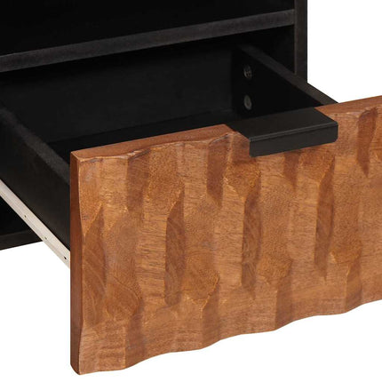 TV-skåp Acacia Brun Finish 100 x 33 x 46 cm Massivt mangoträ
