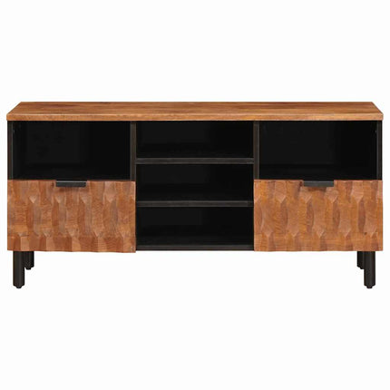 TV-skåp Acacia Brun Finish 100 x 33 x 46 cm Massivt mangoträ
