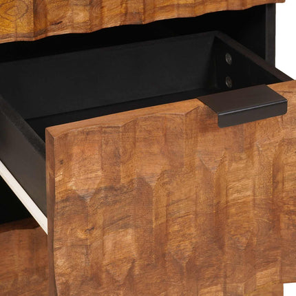 Sideboard Acacia Brun Finish 40 x 33 x 75 cm Massivt mangoträ