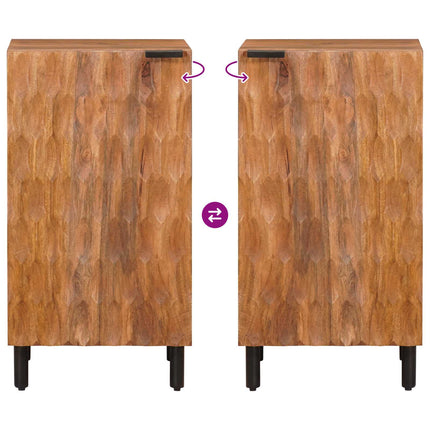 Sideboard Acacia Brun Finish 40 x 33 x 75 cm Massivt mangoträ