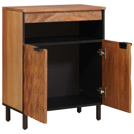 Sideboard Acacia Brun Finish 60 x 33 x 75 cm Massivt mangoträ