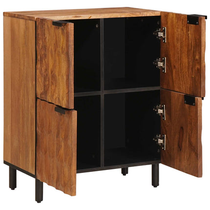 Sideboard Acacia Brun Finish 60 x 33 x 75 cm Massivt mangoträ
