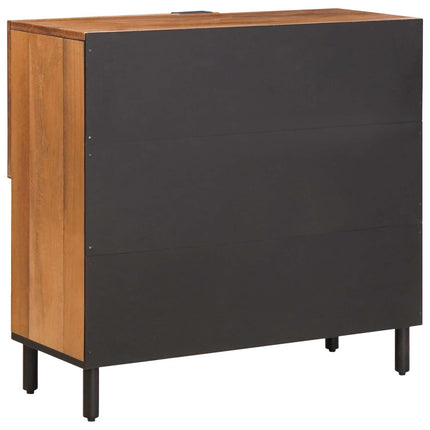 Sideboard Acacia Brun Finish 80 x 33 x 75 cm Massivt mangoträ