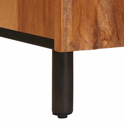 Sideboard Acacia Brun Finish 90 x 33 x 75 cm Massivt mangoträ