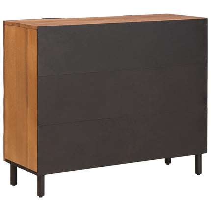 Sideboard Acacia Brun Finish 90 x 33 x 75 cm Massivt mangoträ