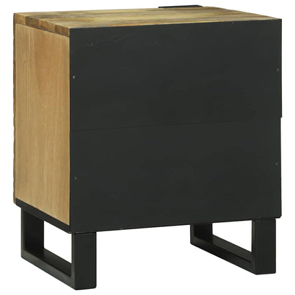 Nattduksbord 2 pcs Naturlig 40 x 33 x 46 cm Konstruerat trä