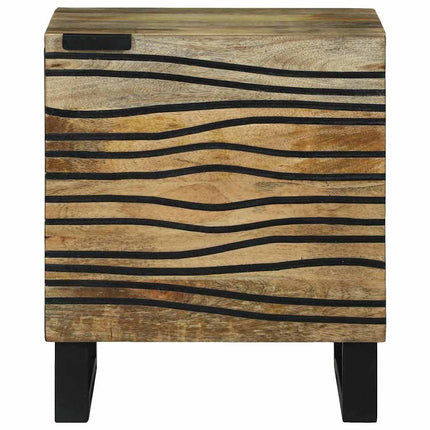 Nattduksbord 2 pcs Naturlig 40 x 33 x 46 cm Konstruerat trä