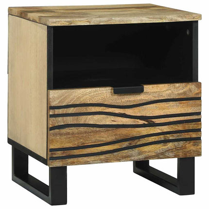 Nattduksbord Naturlig 40 x 33 x 46 cm Konstruerat trä