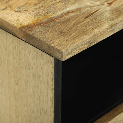 Nattduksbord 2 pcs Naturlig 40 x 33 x 46 cm Konstruerat trä