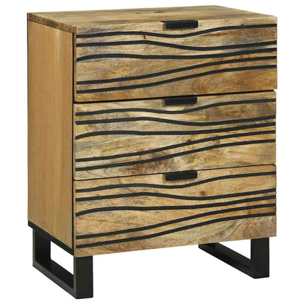 Nattduksbord Naturlig 50 x 33 x 62 cm Konstruerat trä
