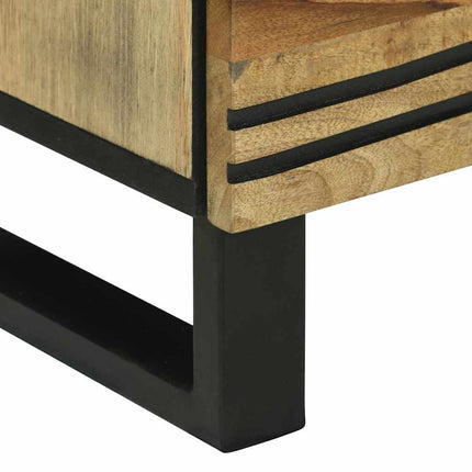 Nattduksbord Naturlig 50 x 33 x 62 cm Konstruerat trä