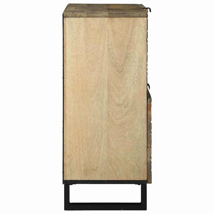 Sideboard Brun 80 x 33 x 75 cm massivt mangoträ