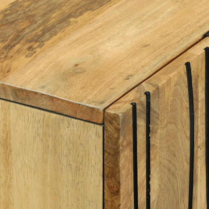 Highboard Brun 60 x 33 x 100 cm massivt mangoträ