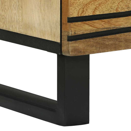 Highboard Brun 60 x 33 x 100 cm massivt mangoträ