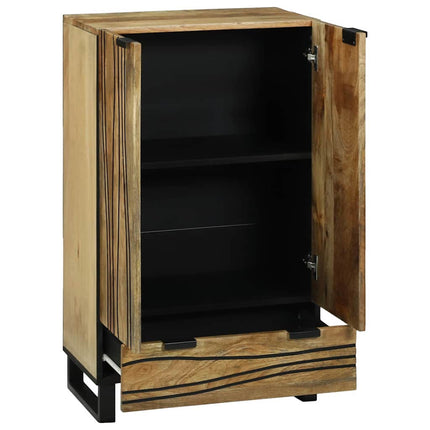 Highboard Brun 60 x 33 x 100 cm massivt mangoträ