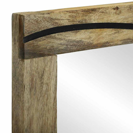 Badrumsspegel Rektangulär med spegel Naturlig 50 x 2,5 x 70 cm