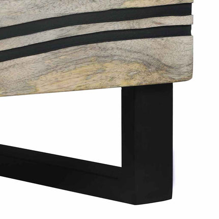 Nattduksbord Vit 40 x 33 x 46 cm Konstruerat trä
