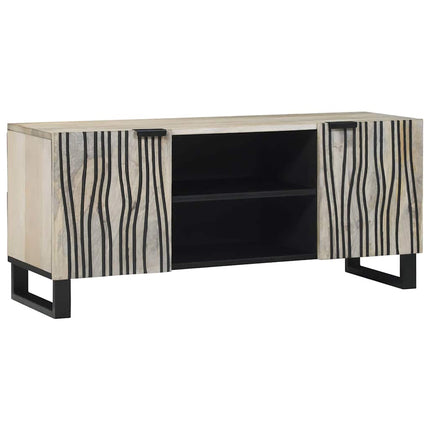 TV Enheter Vit 105 x 33 x 46 cm Konstruerat trä