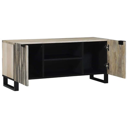 TV Enheter Vit 105 x 33 x 46 cm Konstruerat trä