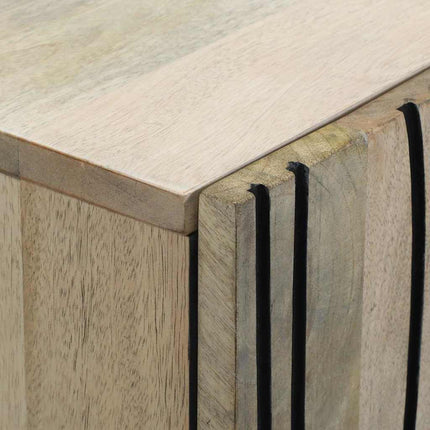 Sideboard Vit 60 x 33,5 x 75 cm Massivt mangoträ
