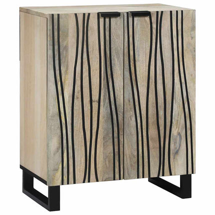 Sideboard Vit 60 x 33,5 x 75 cm Massivt mangoträ