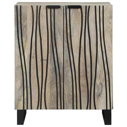 Sideboard Vit 60 x 33,5 x 75 cm Massivt mangoträ