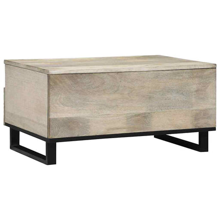 Kaffeebord Vit 80 x 54 x 40 cm Konstruerat trä