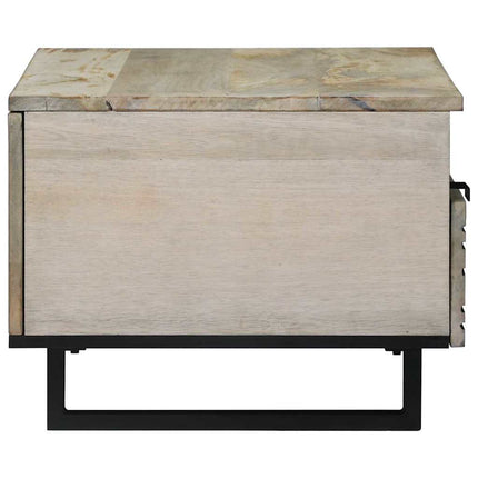 Kaffeebord Vit 80 x 54 x 40 cm Konstruerat trä