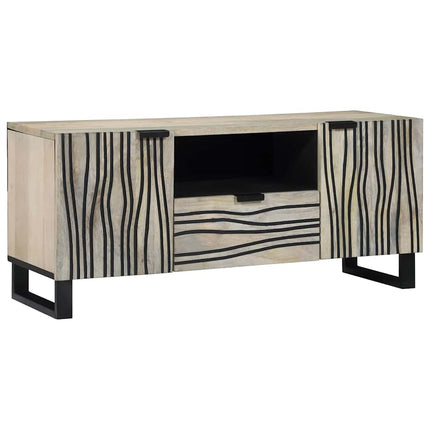 TV Enheter med låda Vit 105 x 33 x 46 cm Konstruerat trä