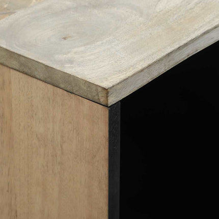 Sideboard Vit 80 x 33 x 75 cm massivt mangoträ