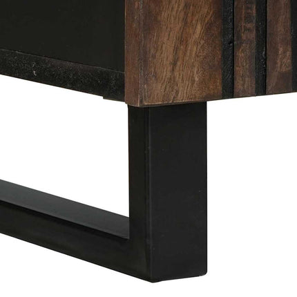 Sideboard Valnöt 60 x 33,5 x 75 cm Massivt mangoträ