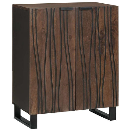 Sideboard Valnöt 60 x 33,5 x 75 cm Massivt mangoträ