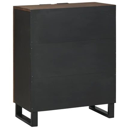 Sideboard Valnöt 60 x 33,5 x 75 cm Massivt mangoträ