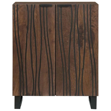 Sideboard Valnöt 60 x 33,5 x 75 cm Massivt mangoträ