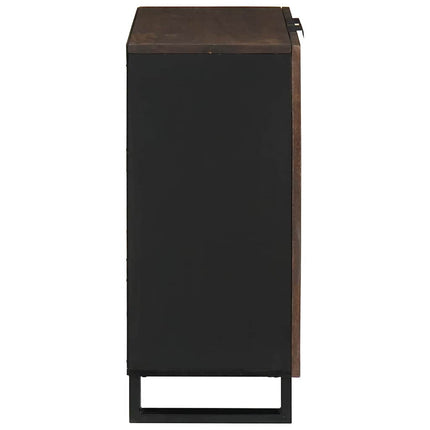 Sideboard Valnöt 60 x 33,5 x 75 cm Massivt mangoträ