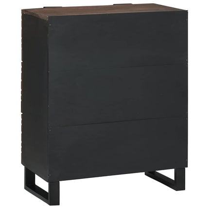 Sideboard med låda Brun 60 x 33.5 x 75 cm Massivt Mangoträ
