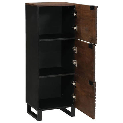 Highboard Brun 40 x 33 x 110 cm massivt mangoträ