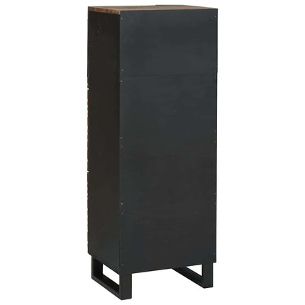 Highboard Brun 40 x 33 x 110 cm massivt mangoträ