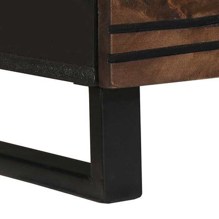 Highboard Brun 60 x 33 x 100 cm massivt mangoträ