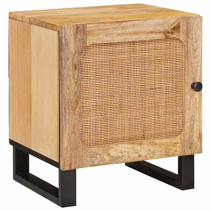 Nattduksbord 2 pcs Naturfärg 40 x 33 x 46 cm