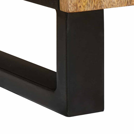 Nattduksbord Naturfärg 40 x 33 x 46 cm Massivt mangoträ
