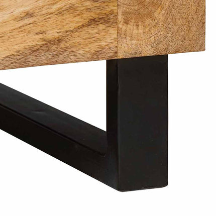 Kaffeebord Naturfärg 80 x 50 x 40 cm Massivt mangoträ