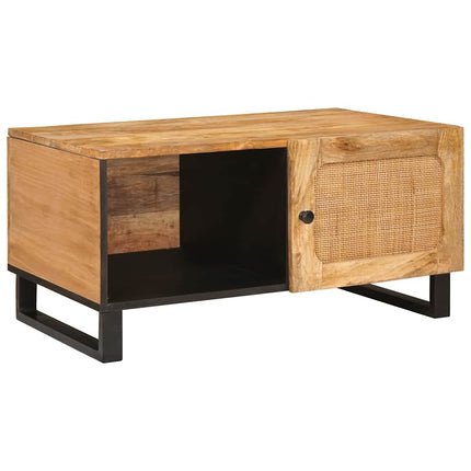 Kaffeebord Naturfärg 80 x 50 x 40 cm Massivt mangoträ
