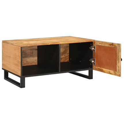 Kaffeebord Naturfärg 80 x 50 x 40 cm Massivt mangoträ